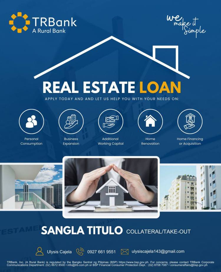 Real estate loan Philippines gamit ang house and lot bilang collateral” “Property loan Philippines para sa mabilis na cash gamit ang titulo”